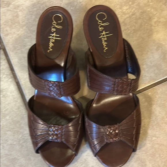 Cole Haan Shoes - Cole Haan Women's Brown 7.5 wedge sandals